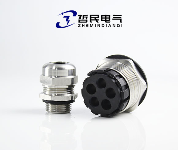 不锈钢五孔电缆防水接头