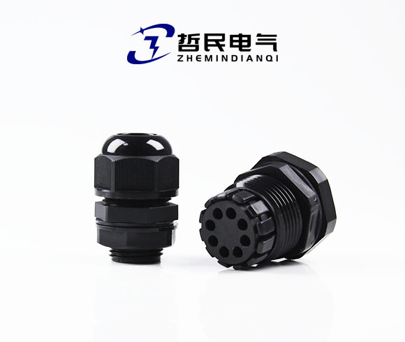 尼龙八孔电缆防水接头