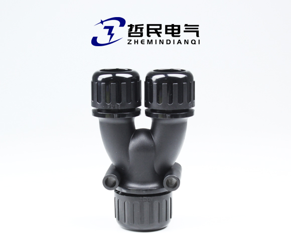 尼龙Y型浪管三通防水接头